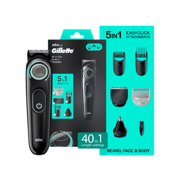 Braun by Gillette Series-3 All-in-One Multi Grooming Trimmer